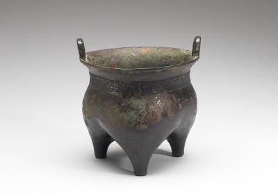 图片[3]-Li cooking vessel dedicated to Chi Fu Ji, late Shang dynasty, c. 13th-11th century BCE-China Archive